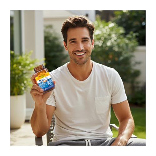 Close-up of Country Life Max for Men tablets highlighting iron-free formula.