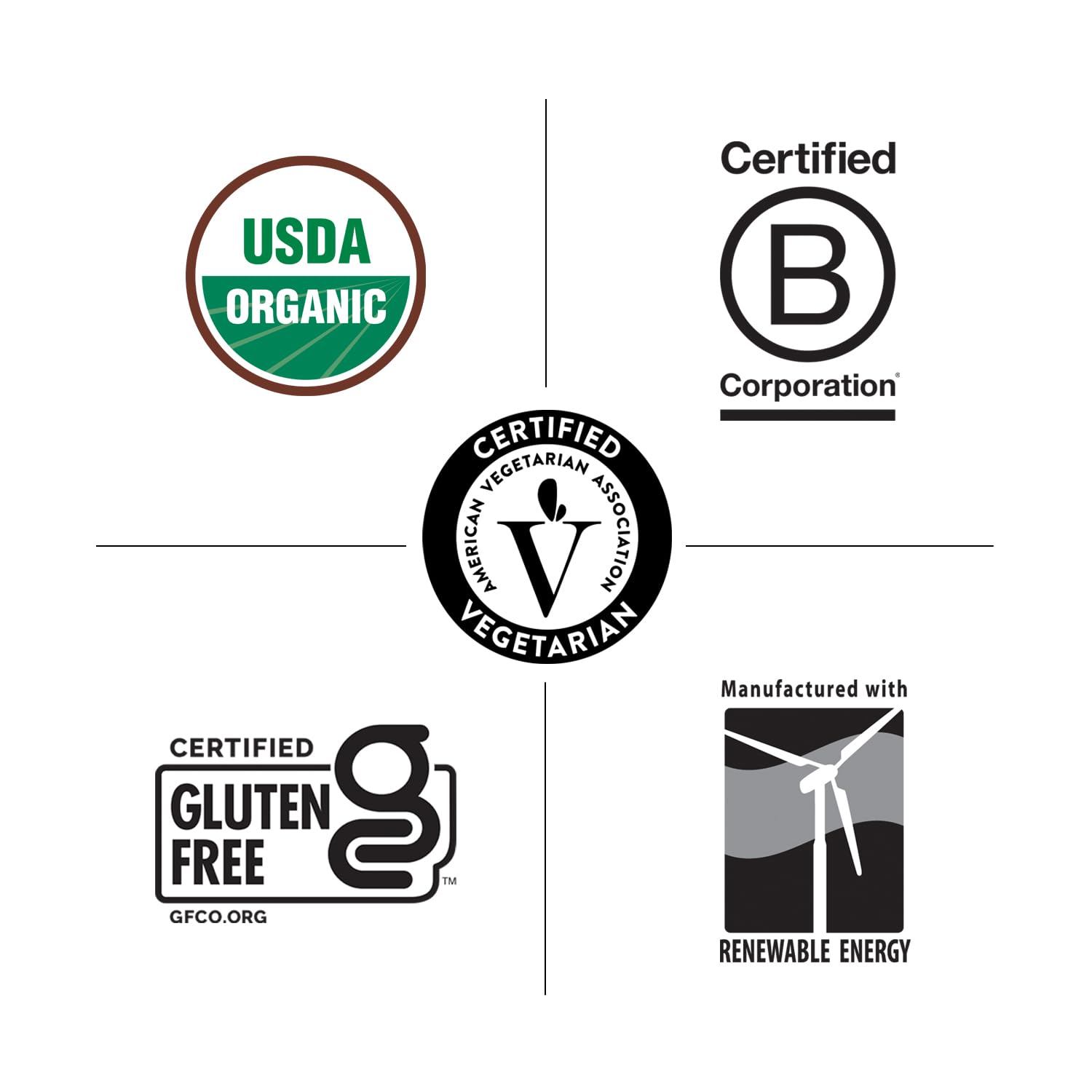 Illustration of fermented whole foods used in Country Life Realfood Organics vitamins