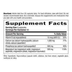 Country Life Target-Mins calcium magnesium vitamin D label highlights balanced ratios.