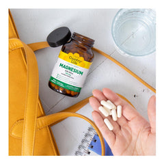 Country Life Target-Mins Magnesium bottle nutrition facts focus on mineral balance.