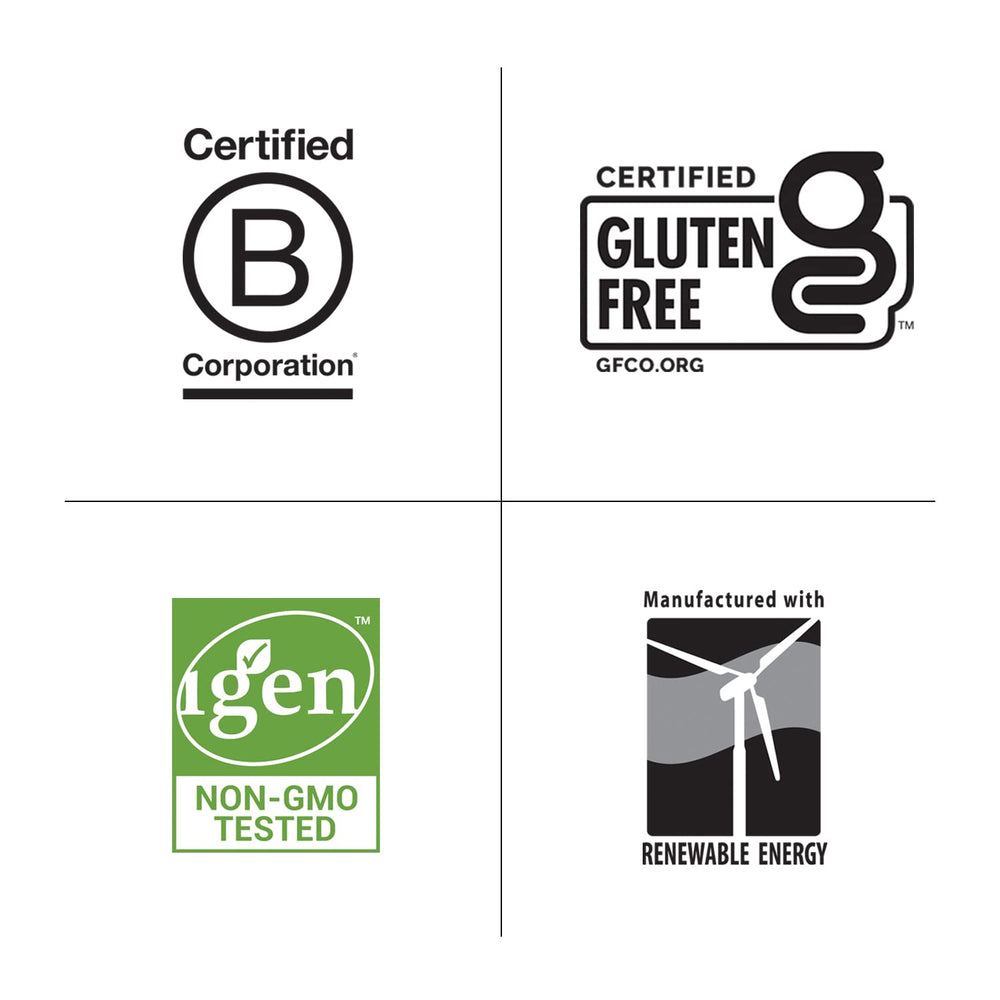 Close-up of label highlighting non-fish source and gluten-free traits.