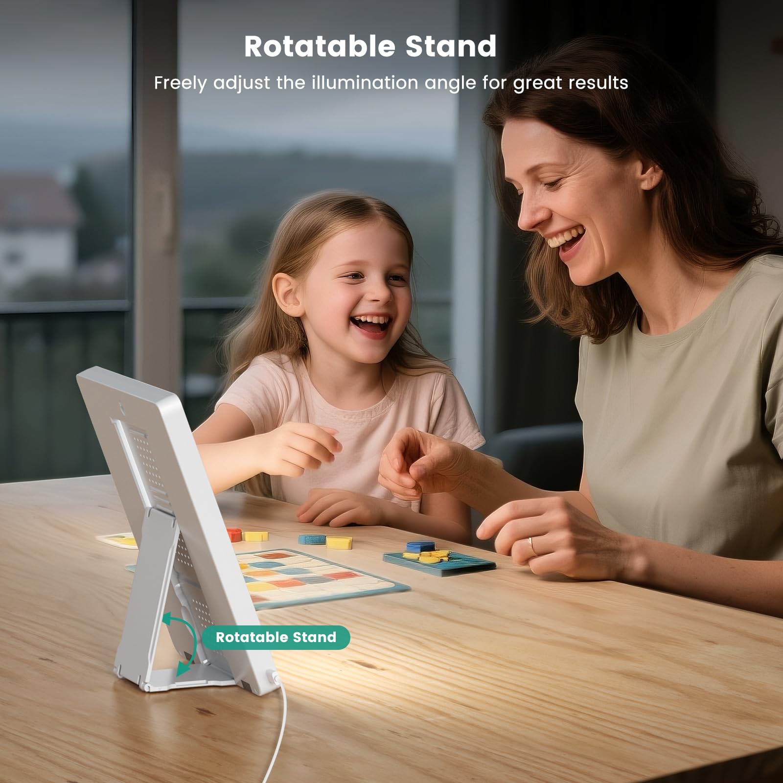 Covozon lamp Energize mode at 10,000 lux for an energetic start.