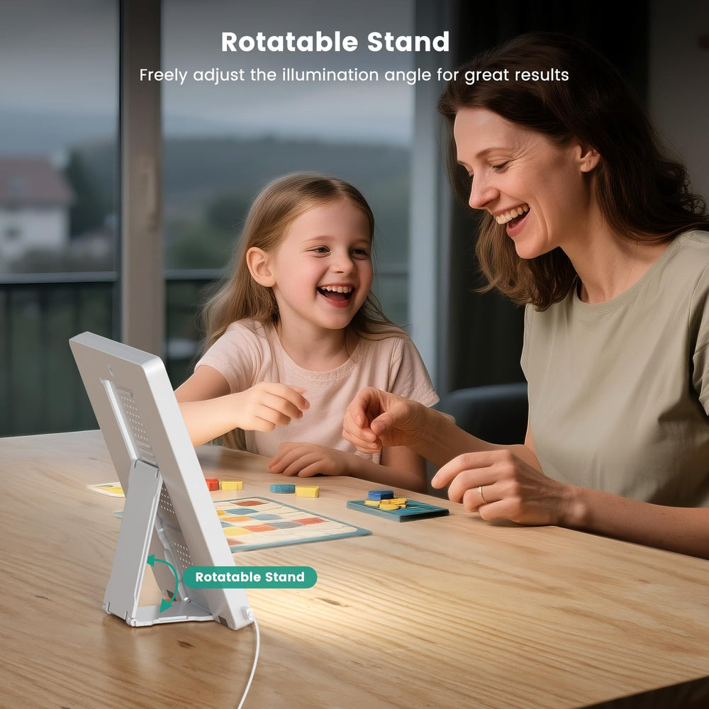 Covozon lamp Energize mode at 10,000 lux for an energetic start.