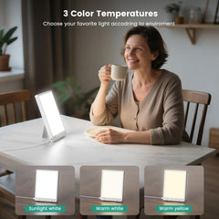 Covozon lamp Relax mode at 5,000 lux for cozy evenings.