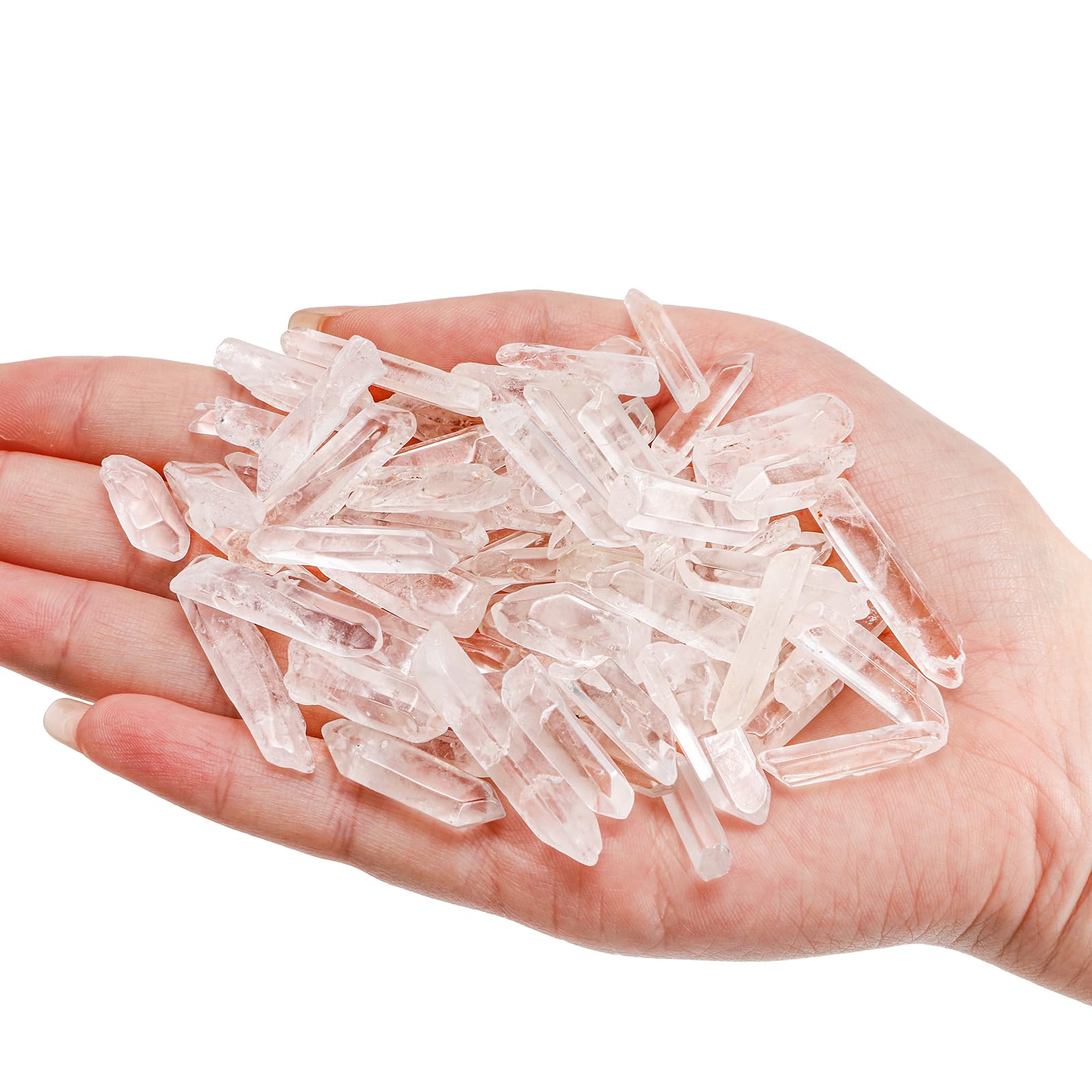 Covzoe rough natural crystal pillars for decorative display and mindful practice.