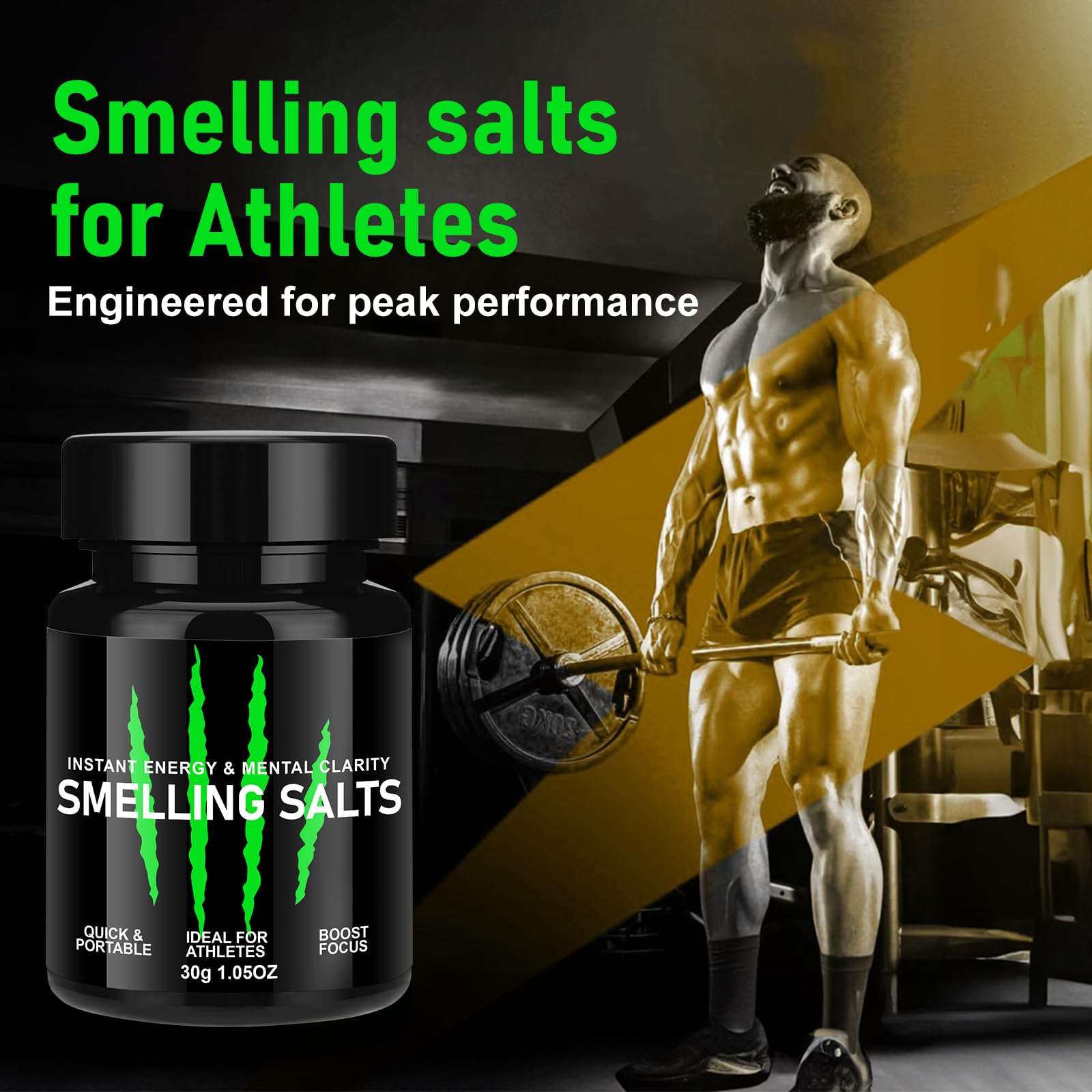 Cpulnox ampoule being sniffed for an instant energy surge before heavy lifts.