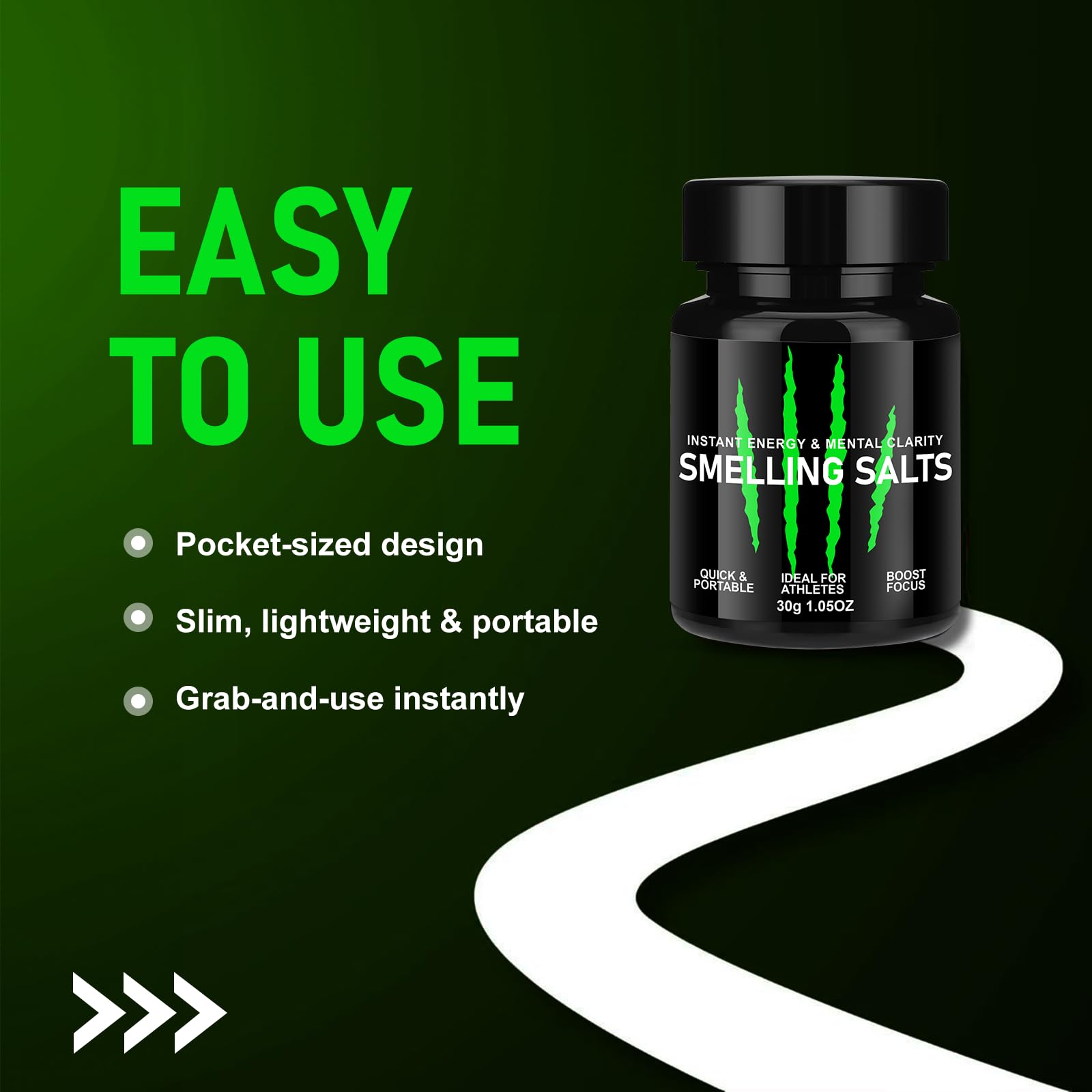 Cpulnox athlete using salts to sharpen focus during training.