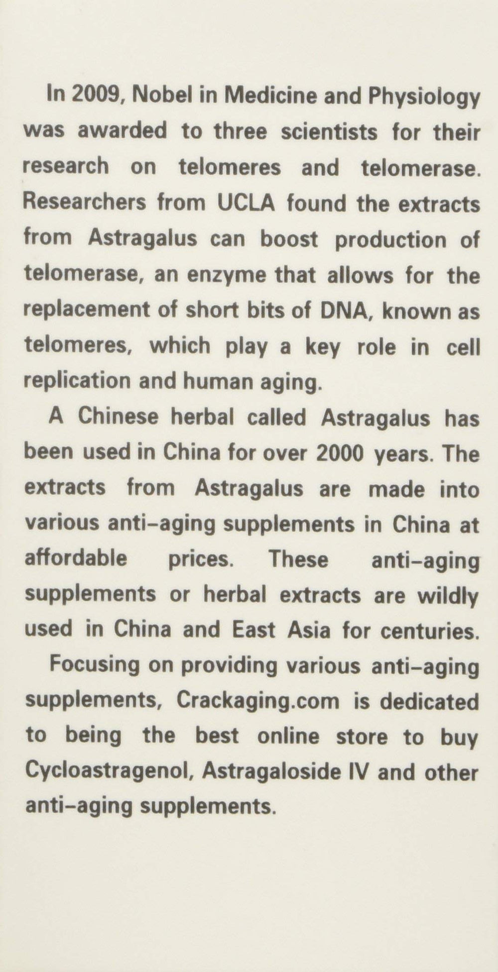 Crackaging Cycloastragenol capsules close-up with high purity emphasis
