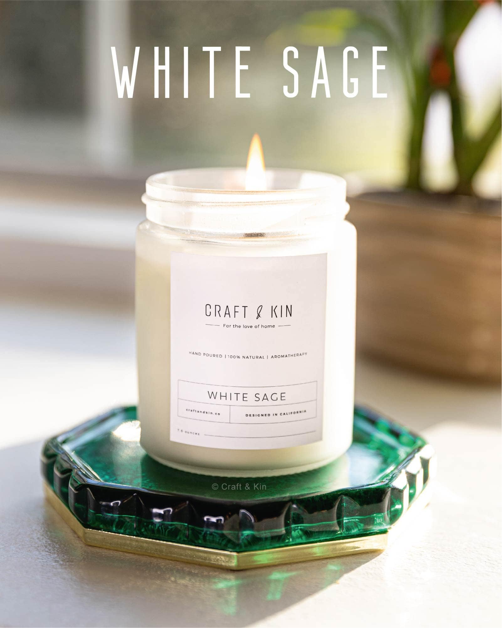 Craft & Kin holiday gift candle ideal for thoughtful seasonal presents.
