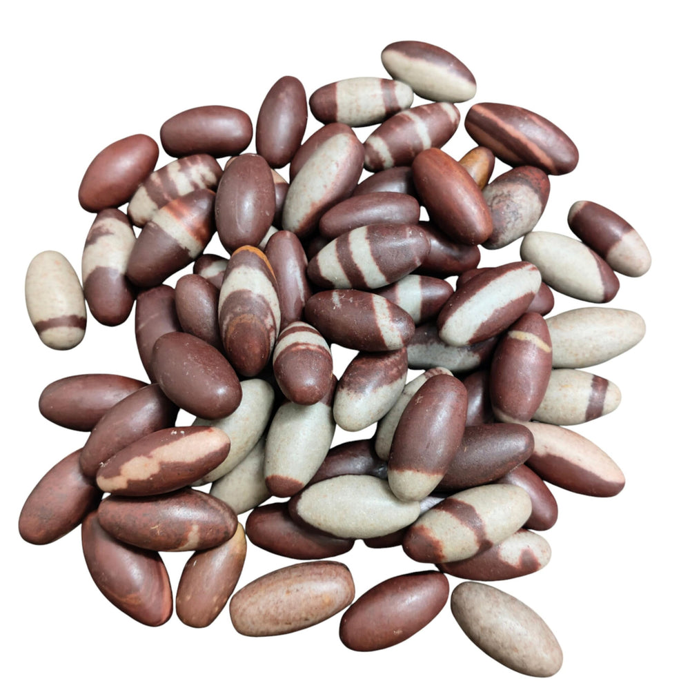 Craftslook Narmada Lingam pocket stones ideal for portable puja and meditative focus
