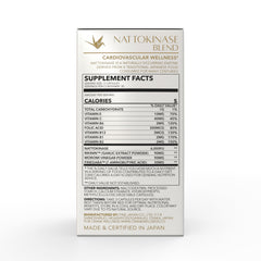 CRANE WELLNESS Nattokinase Blend bottle-pour illustrating daily intake convenience