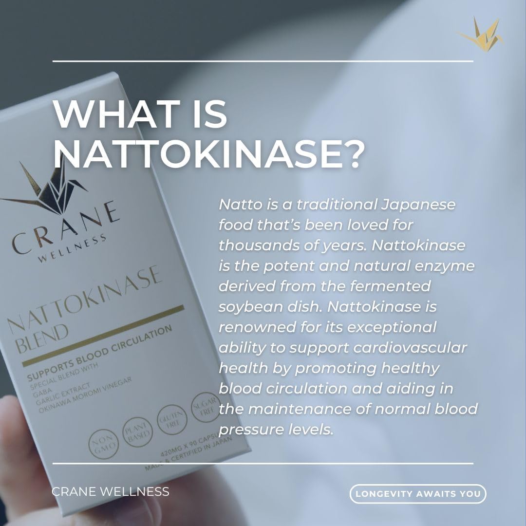 CRANE WELLNESS Nattokinase Blend gaba-ingredient spotlight for calming support