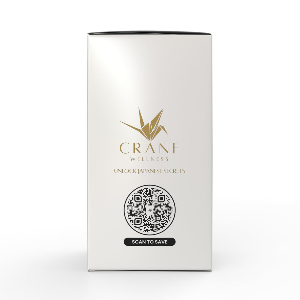 CRANE WELLNESS Nattokinase Blend japan-factory badge conveying craftsmanship