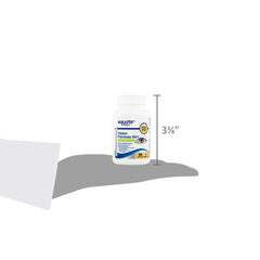 Soft gel capsules gliding into a glass of water for swallowing ease.
