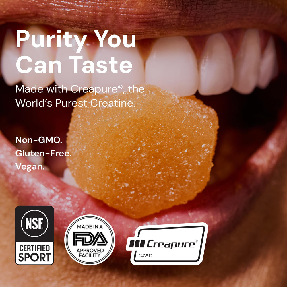 Create gummies in pocket-sized pack for anti-melting performance.