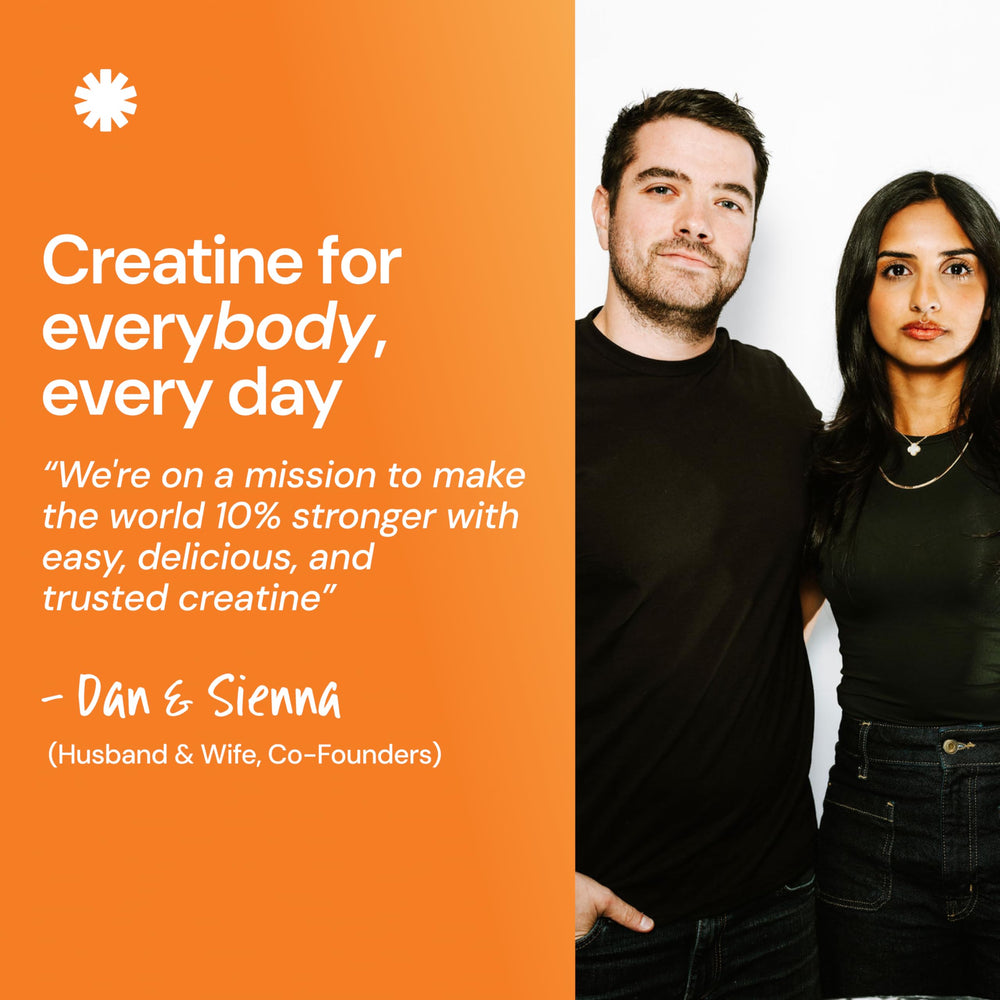 Outdoors scene with water bottle demonstrates travel-friendly formulation.