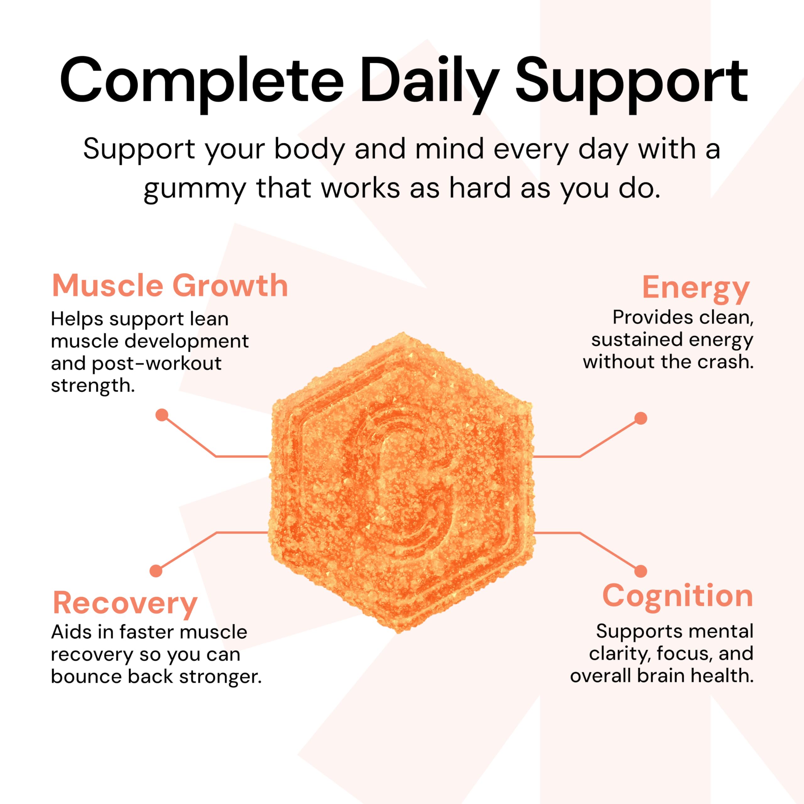 Athlete consuming Create gummies during workout, illustrating focus and sustained energy.