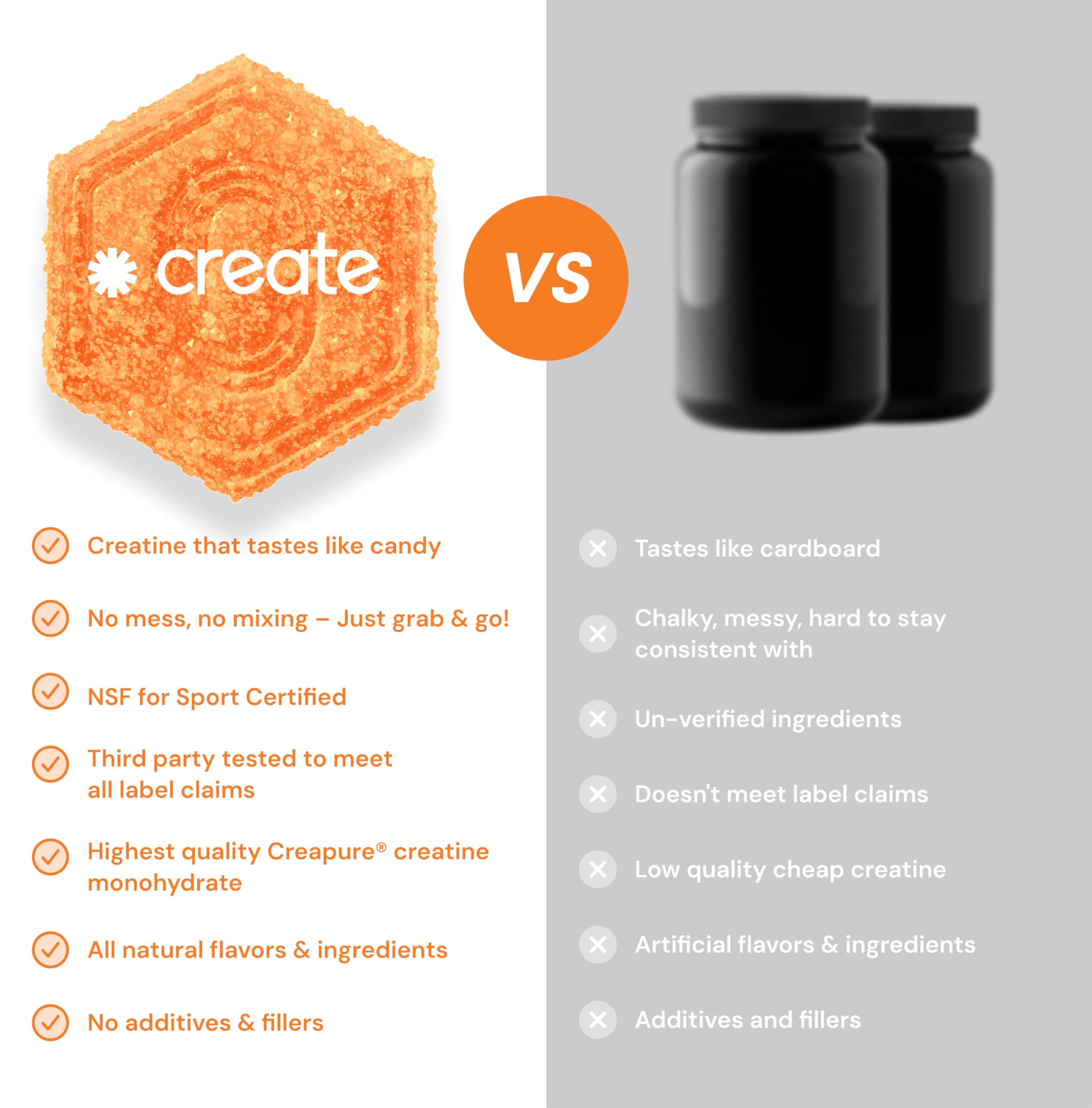 Close-up of gummy texture, highlighting anti-melting design.