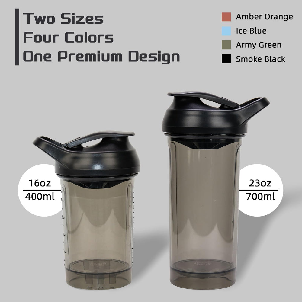 CREAWELLAY compact 14oz shaker for quick on-the-go shakes