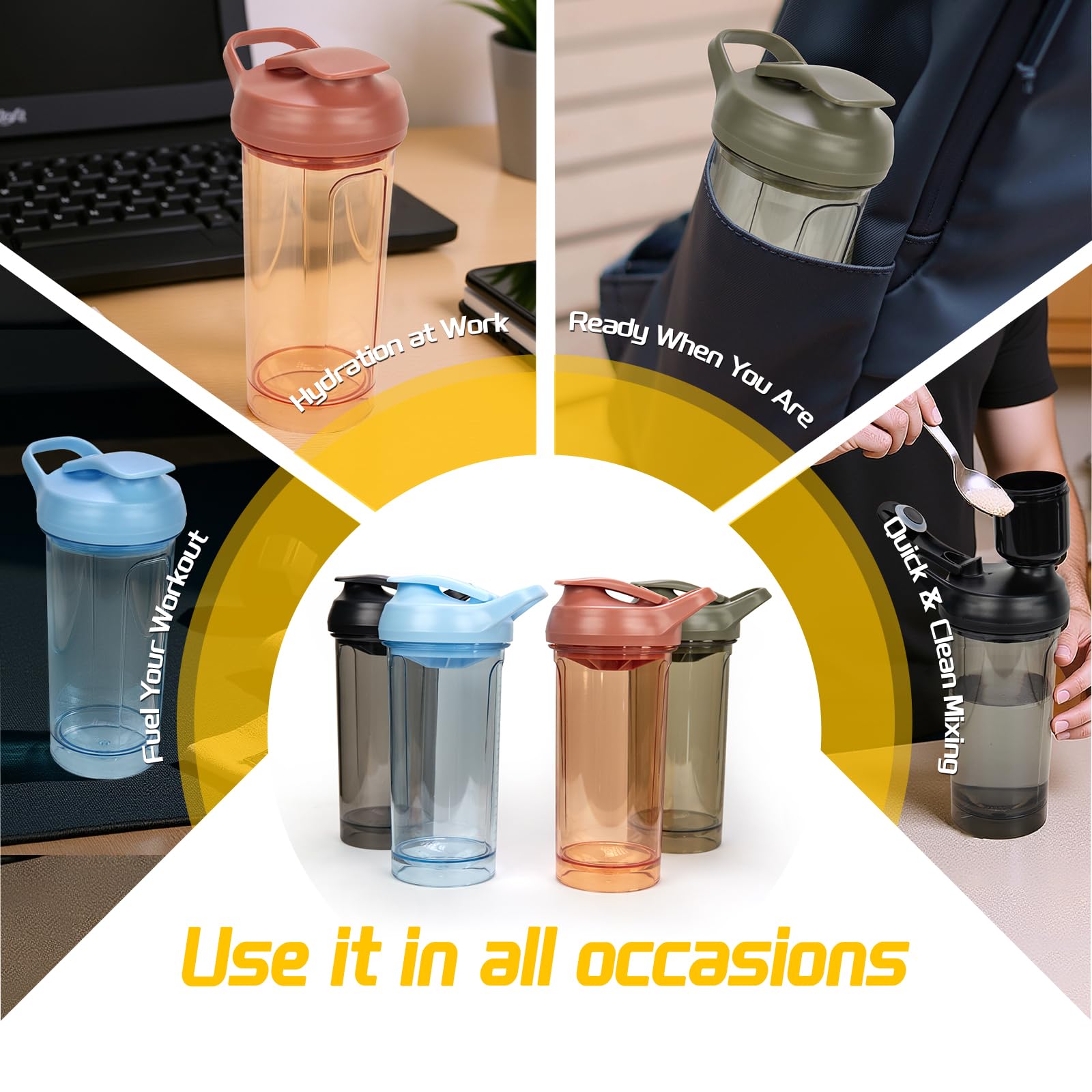 CREAWELLAY Clear bottle displays contents and freshness
