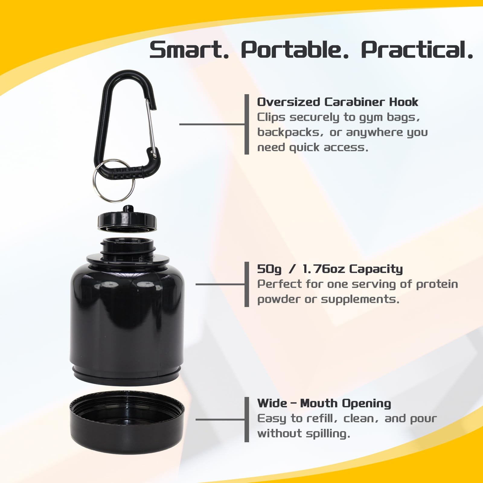 CREAWELLAY Shaker in use, leakproof during workouts