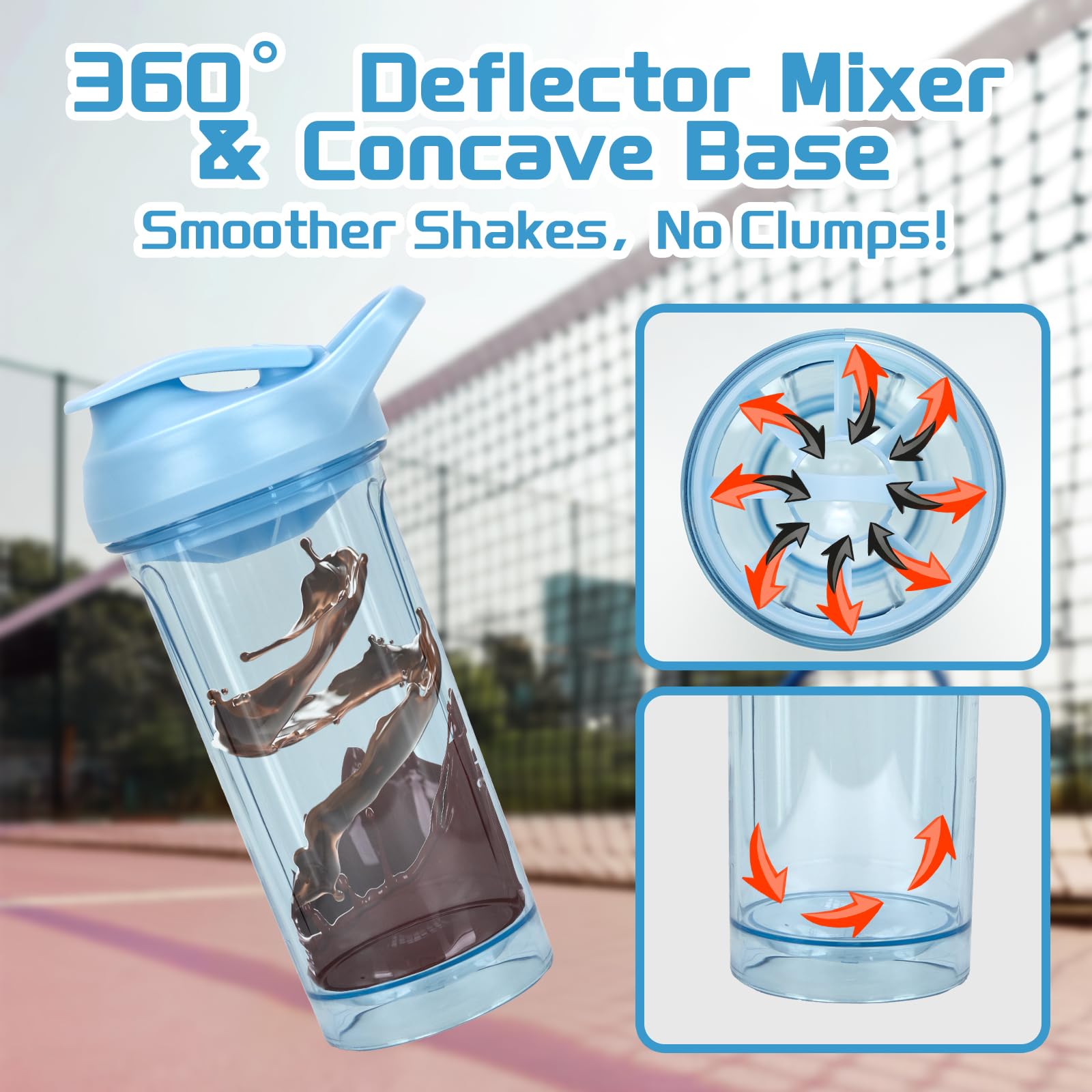 CREAWELLAY PETG bottle is clear, durable, odor-free