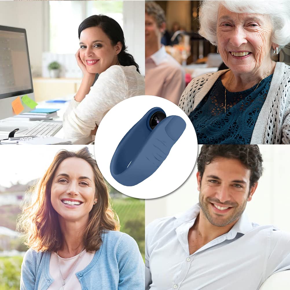 Cricia acupressure clip demonstrates adjustable pressure for comfort.