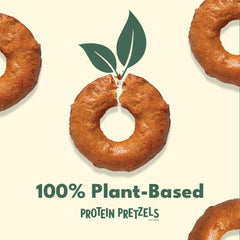 Crisp Power Sea Salt Pretzels serving portion ready on the counter.