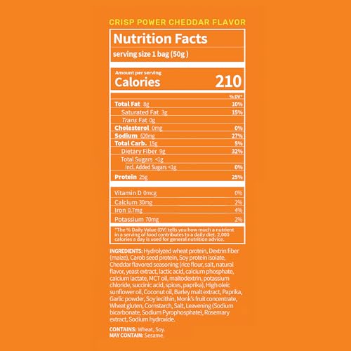 Crisp Power Protein Pretzels crunch close-up emphasizes low net carbs and great texture.