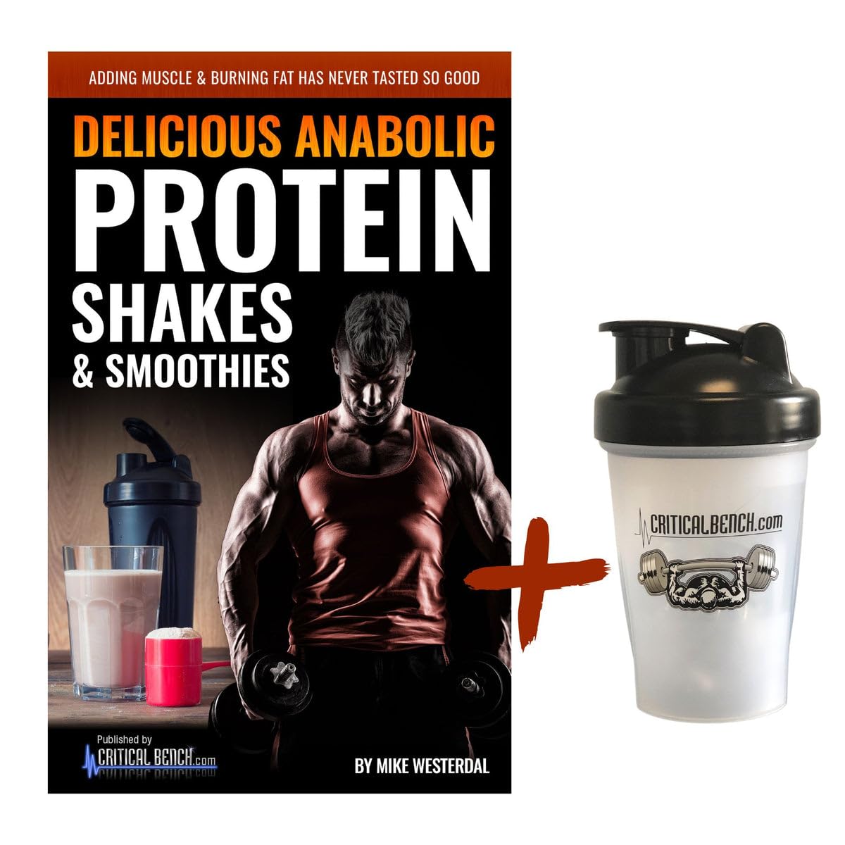 CRITICAL BENCH Pure Protein Shakes shaker cup for easy on-the-go protein shakes.