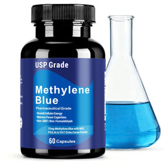 Crobirware methylene blue bottle with precise dosing for cognitive routines