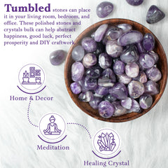 Crocon amethyst crystals with guide and card for gifting inspiration.