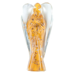 Crocon Camel Jasper Orgone Angel hand-carved figurine for balance and prosperity