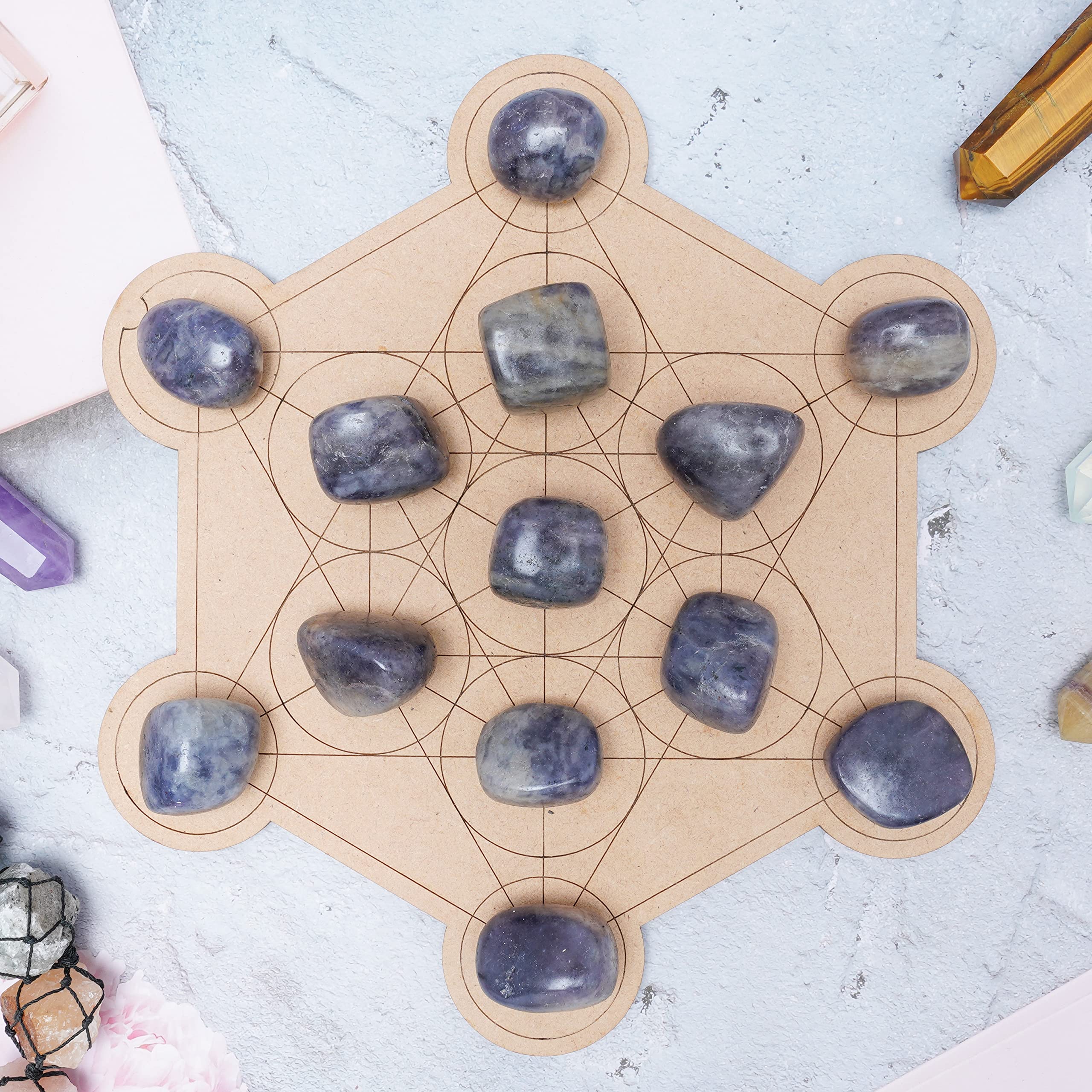 Crocon chakra balancing stones for focus and calm ambiance