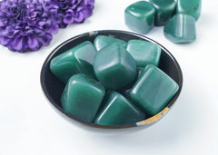Crocon chakra grid use with green stones to energize meditation spaces.
