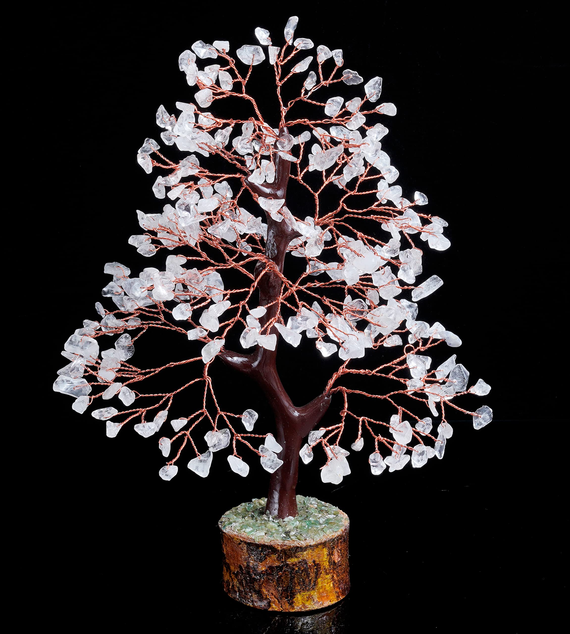 Crocon Copper-wire Money Tree base highlights craftsmanship and balanced energy for spaces.