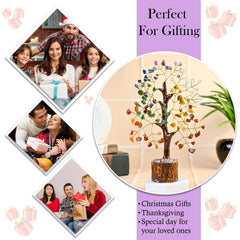 Crocon crystal tree desk decor brings serene energy to office or study.