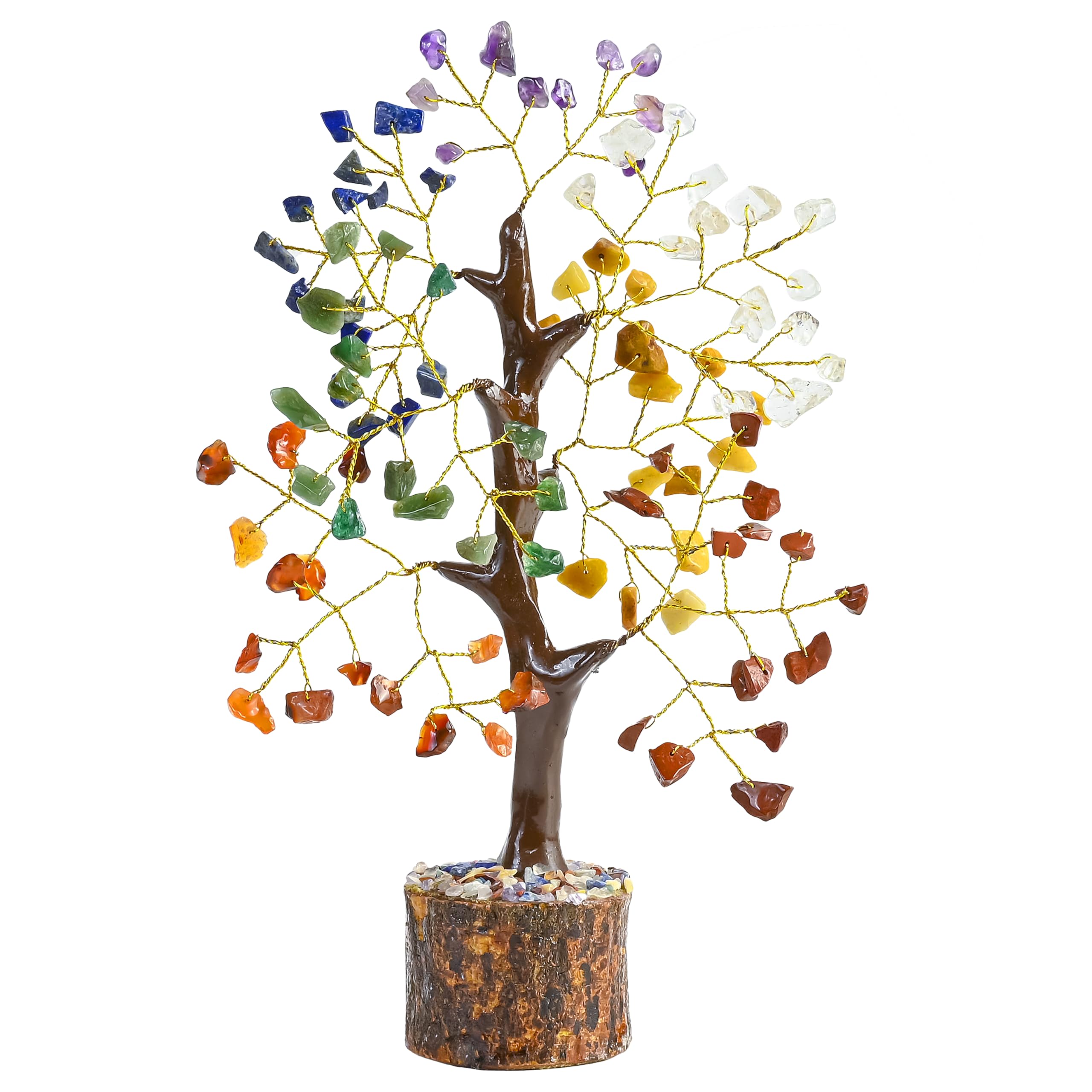 Crocon crystal tree shelf decor adds eye-catching charm.