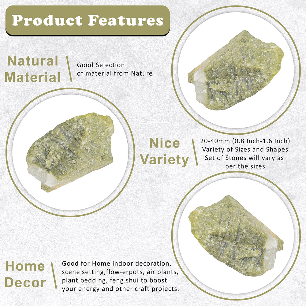 Crocon DIY jewelry rough stones for custom pendants and rings.