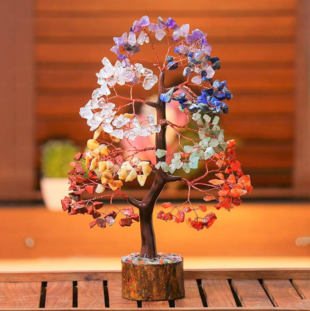 Crocon feng shui money tree with copper wire highlighting prosperity.