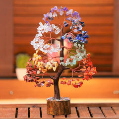 Crocon feng shui money tree with copper wire highlighting prosperity.