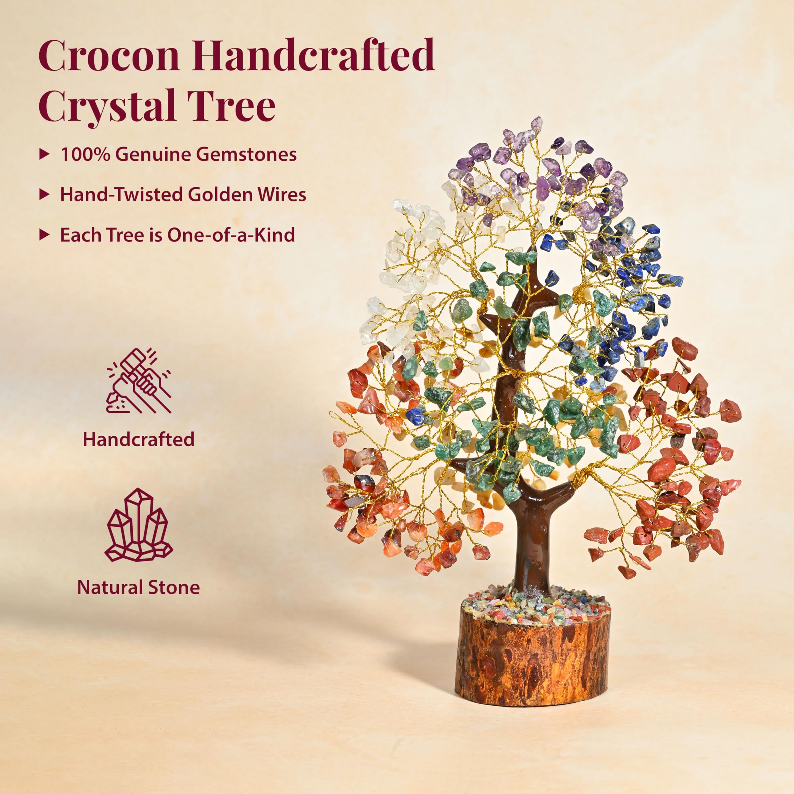 Crocon gift for women seven chakra tree a thoughtful keepsake.