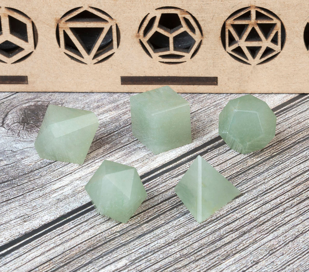 Crocon Green Jade cube grounding energy with earth element and stability