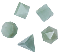 Crocon Green Jade dodecahedron for meditation and focus in rituals