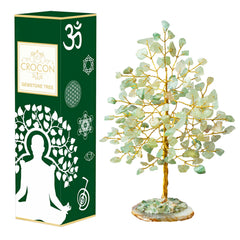 Crocon Green Jade Money Tree base for prosperity and calm