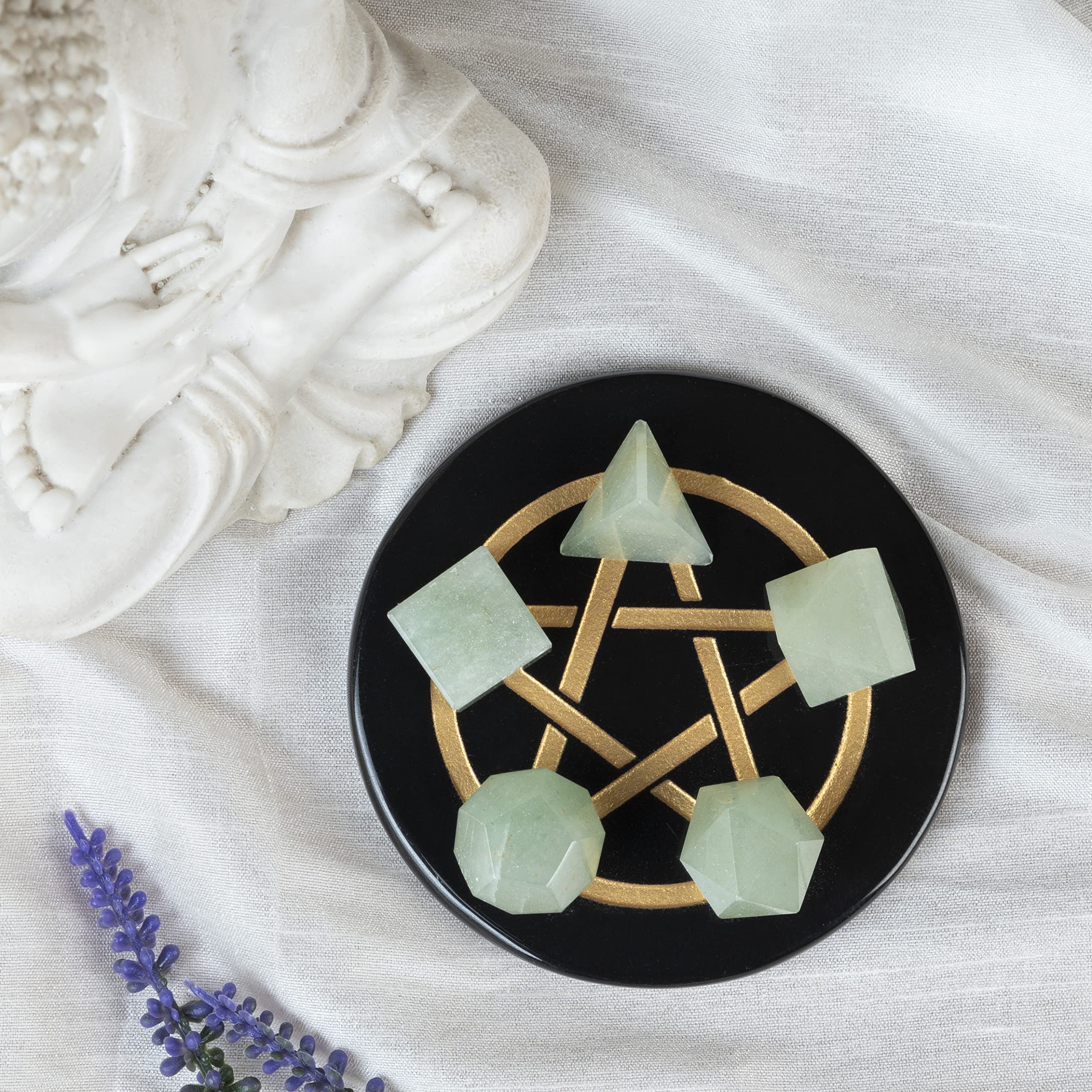 Crocon Green Jade set with guide and pouch for easy use and storage