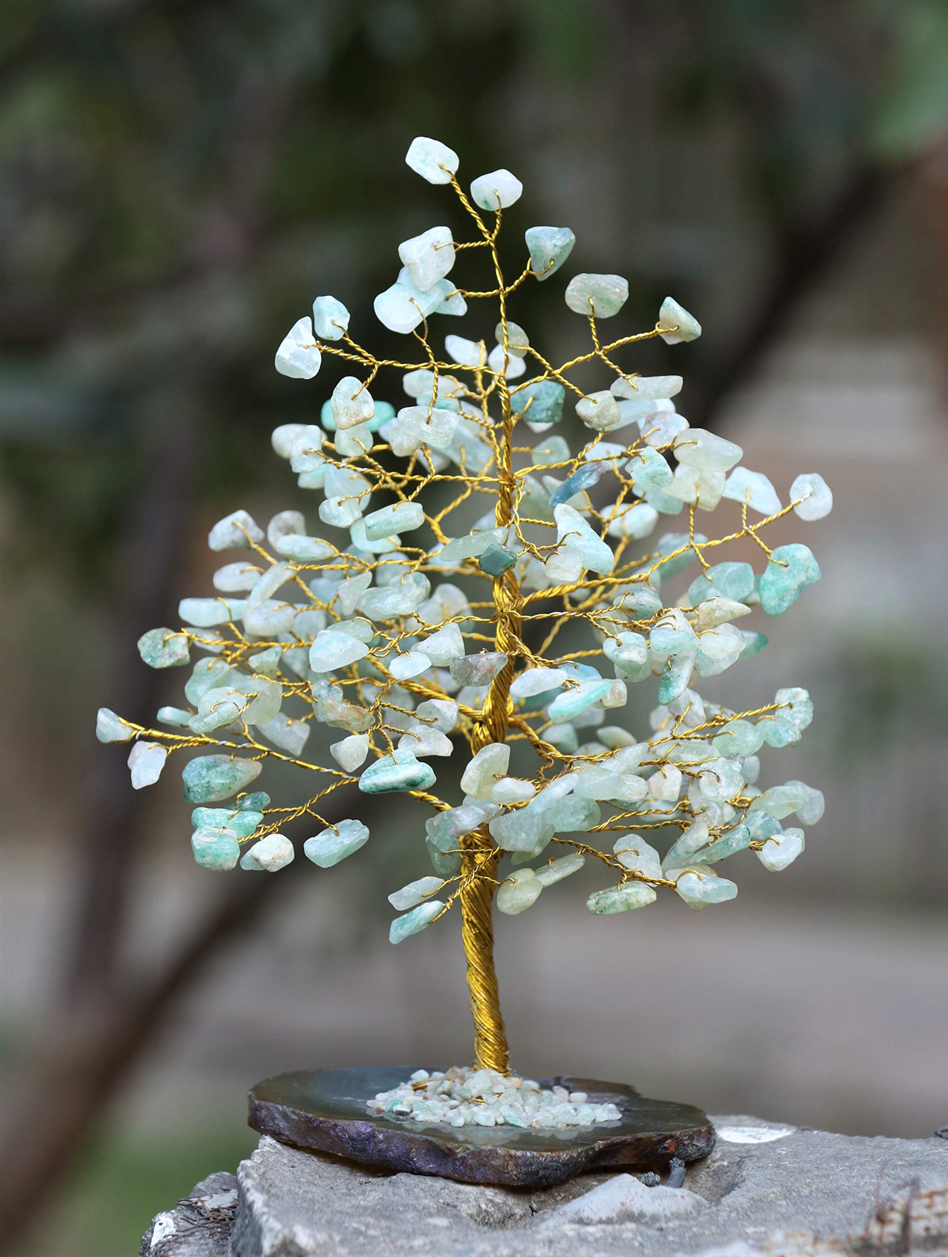Crocon handmade gemstone tree with natural variations