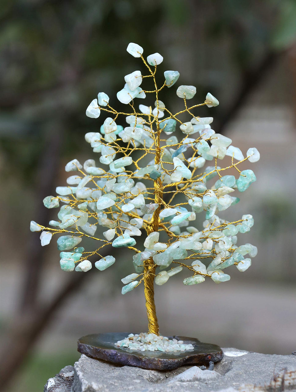 Crocon handmade gemstone tree with natural variations