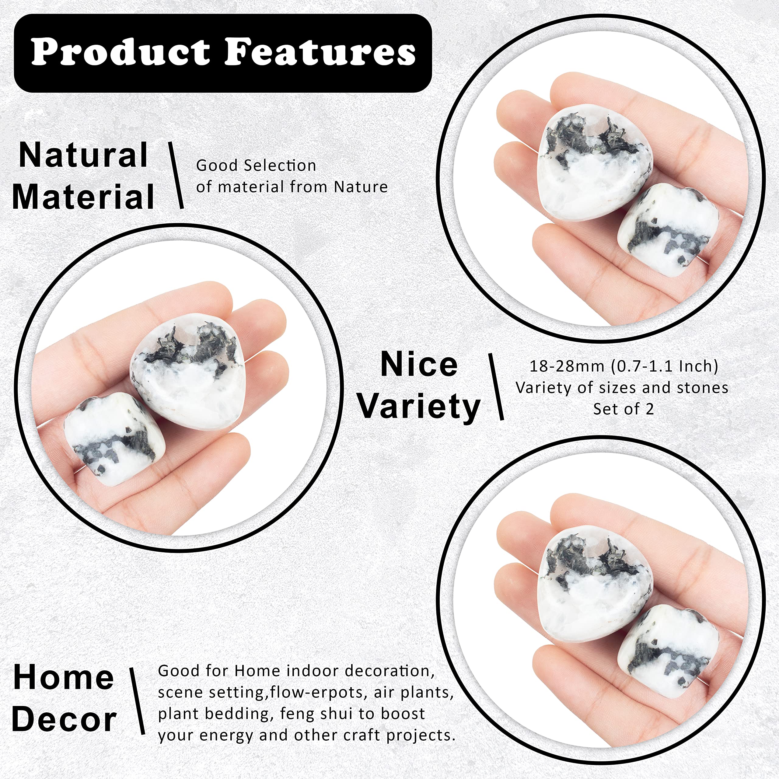 Crocon healing stones gift set perfect for crystal decor and gifting