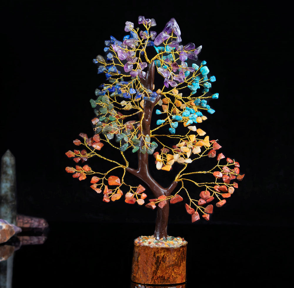 Crocon housewarming crystal tree complements modern interiors with spiritual vibe